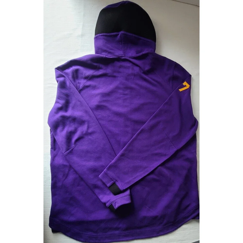 Nike Washington Huskies Hoodie Mens XXL Dri-FIT Purple Full Zip #87 NCAA